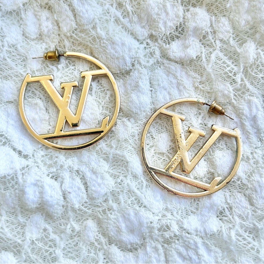 “LV” Hoop Style Earrings